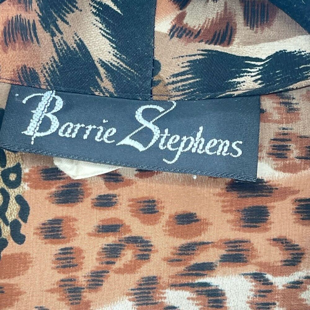 Vintage Barrie Stephens Animal Print Blazer Size 8 | Lightweight Jacket - Picture 6 of 14